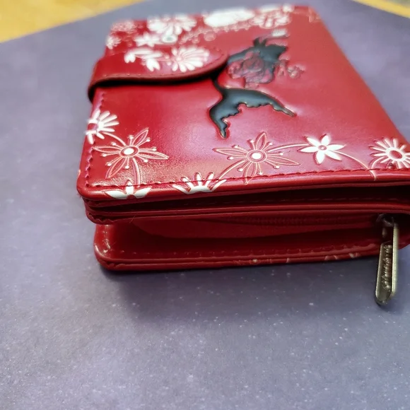 Mermaid Wallet NWT - Shagwear - Red Vegan Leather - New With Tags - Picture 8 of 9